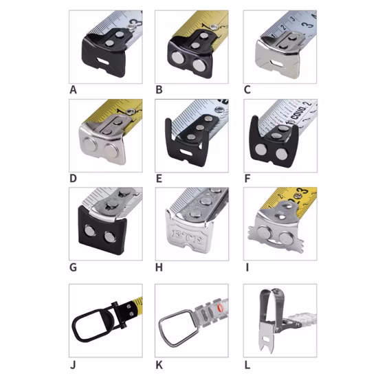 Magnetisches Hakenmaßband mit Edelstahlgehäuse (WW-TMC18)
